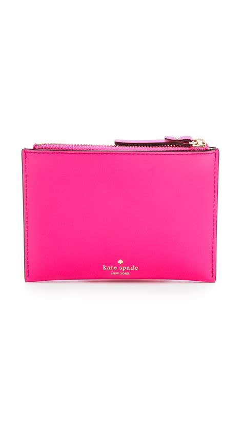 Kate Spade Small Bella Pouch In Pink Lyst