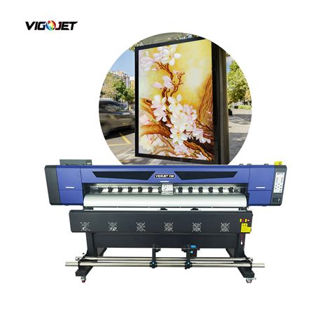 High Resolution 1 8m Eco Solvent Printer Vigojet For Digital Printing