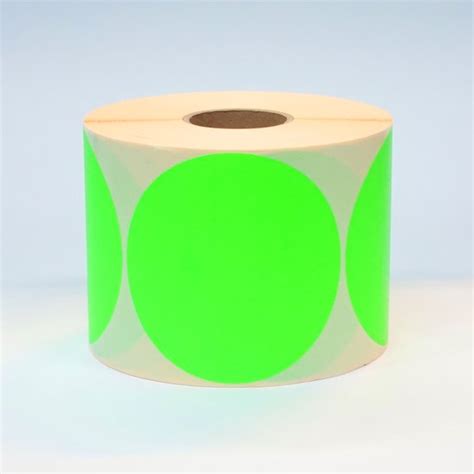 Blanco Stickers Op Rol Mm Rond Etiketten Per Rol Mat Fluor