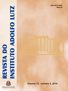 Todas as edições Revista do Instituto Adolfo Lutz