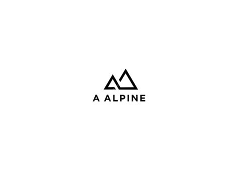 Premium Vector A Alpine Logo Design Vector Illustration