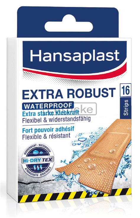 Hansaplast Extra Robust Waterproof Strips Pflaster Kleinpackungen