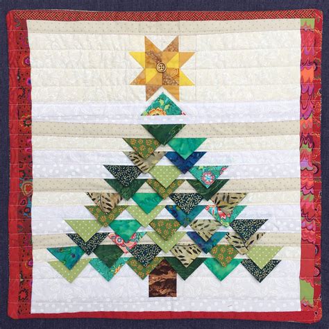 First Time Doing Prairie Points For A Set Of Of Quilted Christmas