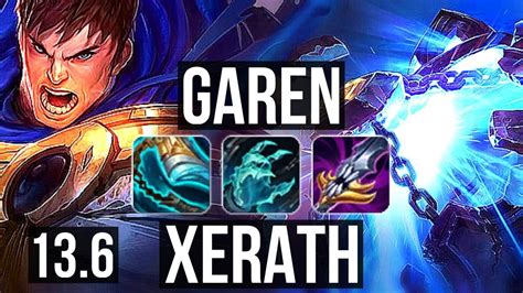 GAREN Vs XERATH MID 12 2 9 1 7M Mastery 900 Games KR Master