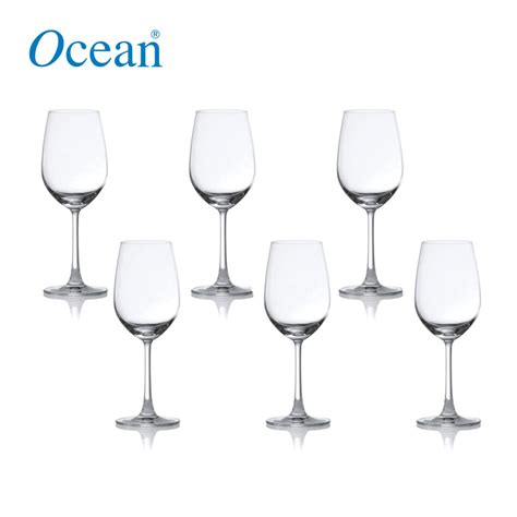 Ocean Glass Madison White Wine 350 Ml 12 1 4 Oz Set Of 6 World Class Concepts Corp Wccc