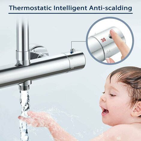 Gabrielle Mitigeur Thermostatique Pour Colonne Robinet De Douche En