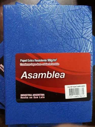 Cuaderno Ara A Azul Hojas Cuadriculado X Asamblea Cuotas Sin