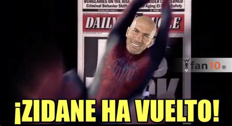 Los Mejores Memes Sobre El Regreso De Zidane Al Real Madrid RÉcord