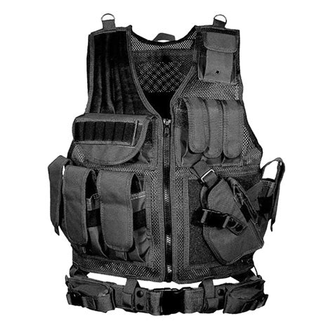 Tactical Vest Military Carrier Holster Police Molle Assault Combat Gear