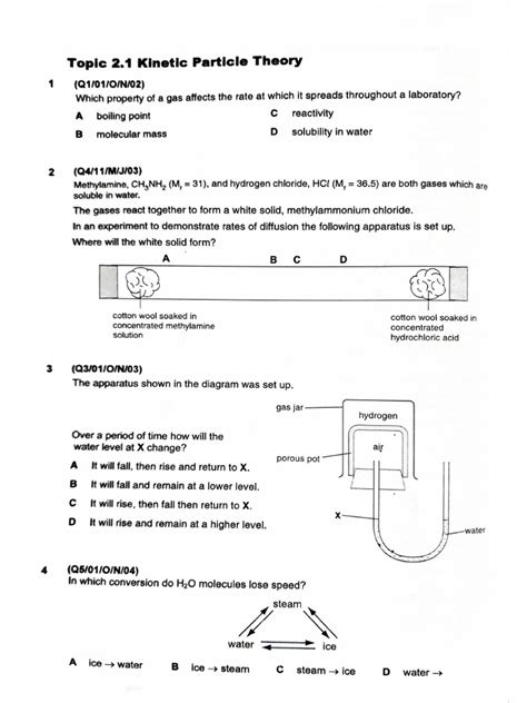 Kinetic Particle Theory | PDF