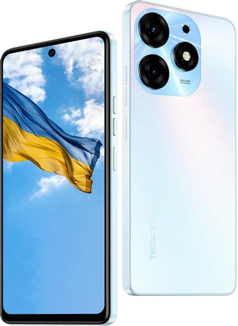 Смартфон Tecno Spark 10 Pro (KI7) 8/256GB NFC Dual Sim Pearl White ...