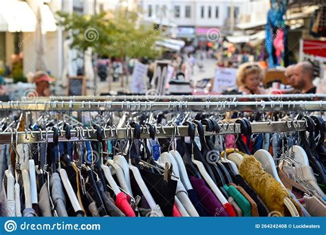 Israeli People Shopping At Bezalel Market In Tel Aviv Israel Editorial