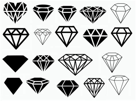 Diamond Outline SVG