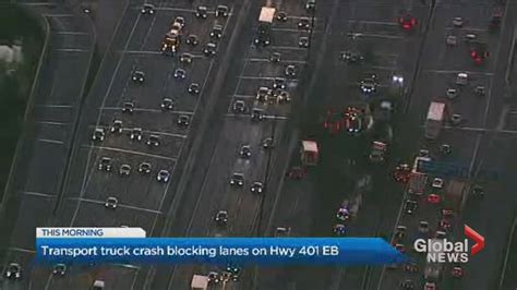 Truck Driver Charged After Highway 401 Crash In North York Closes