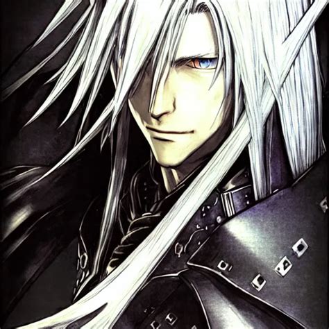 Sephiroth Illustrated By Akihiko Yoshida Concept Art Stable