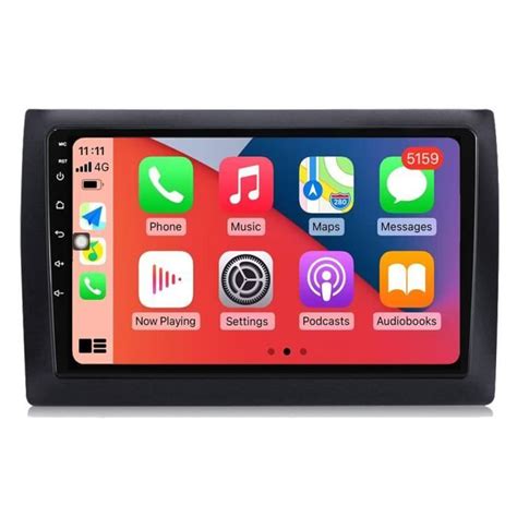 RoverOne Autoradio GPS Bluetooth Pour Fiat Stilo 2002 2010 CarPlay