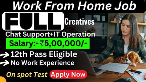 Work From Home Jobs Salary 5 Lakh Online Jobs At Home Part Time