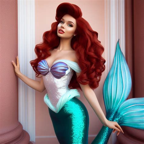 Ariel in a dress 1 by Josephs-Arts-AI on DeviantArt