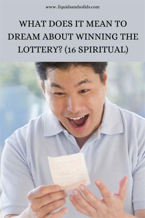 Dream of Winning The Lottery? (16 Spiritual Meanings)