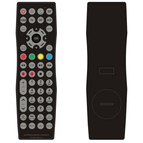 Waterproof LCD TV Remote Control Universal and Learning(id:11307145 ...