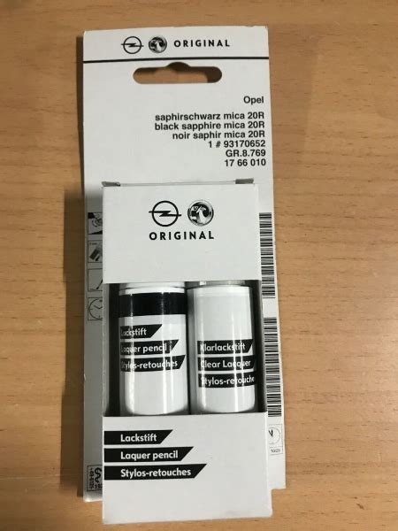 Original Opel Lackstift Set Saphirschwarz Mica Z R X Ml Lack