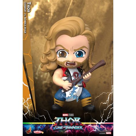 Hot Toys ฟกเกอรของสะสม Cosbaby COSB951 Thor Cosbaby S Bobble Head