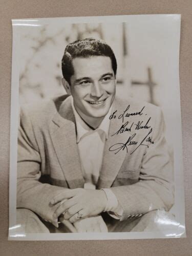 Perry Como Autographed Hand Signed Headshot 8x10 Photograph Black And White Ebay