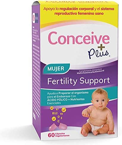 CONCEIVE PLUS Vitaminas Fertilidad Femenina Nutrientes Clave