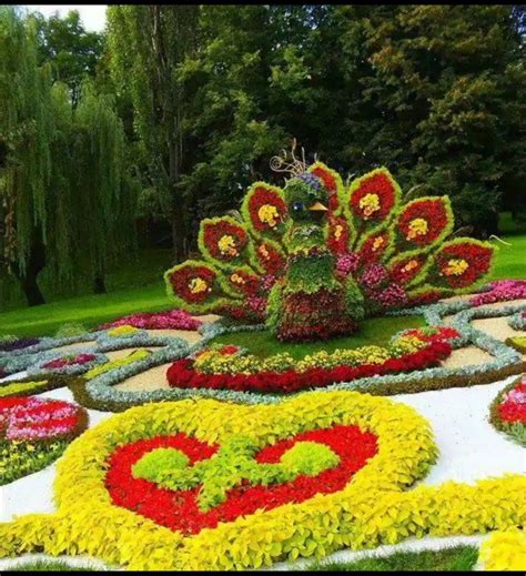 Клумбы в виде фигур (43 фото) » НА ДАЧЕ ФОТО