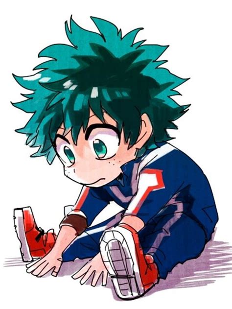 It So Cute Izuku Midoriya Personagens Chibi Chibi