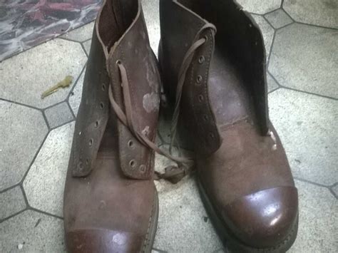 Buty Z Metalowym Noskiem Sk Rzane Prl Lata Dziesiate Rybnik Olx Pl