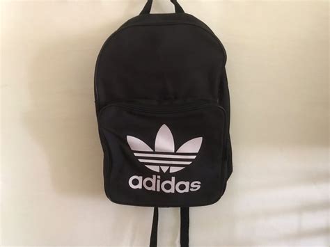 Adidas Originals Classic Trefoil Black Backpack Mens Fashion Bags