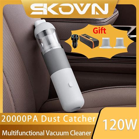 Skovn Portable Car Vacuum Cleaner Rechargeable Handheld Automotive