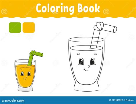 Livre De Coloriage Pour Les Enfants Caractère Gay Illustration De Vecteur Style De Bande