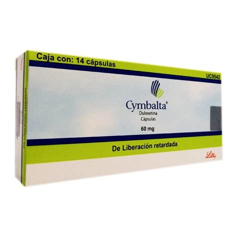 Cymbalta 60 mg cápsulas 14 pzas Walmart