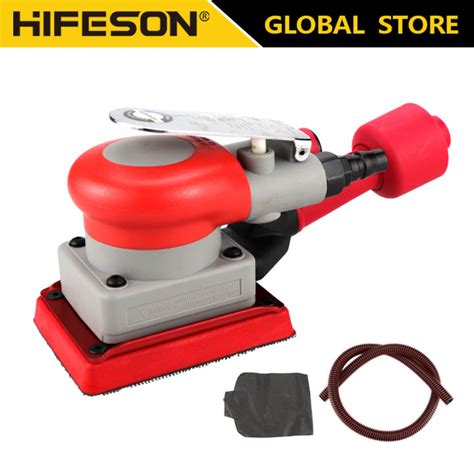 HIFESON 75 100mm Pneumatic Air Sander Polisher Eccentric Vacuuming