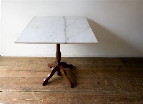 Marble top table - The Vintage Rooms