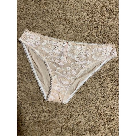 Victoria S Secret Intimates Sleepwear Body By Victoria Nude Lace Underwear Poshmark