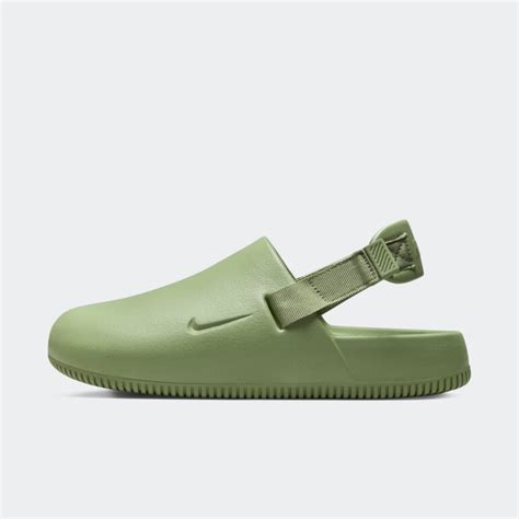 Nike Calm Slipper Mule Clog Olive Sneakerb0b RELEASES