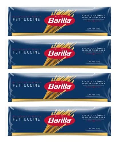 Pasta Barilla Fettuccine 500g 4 Bolsas Envío gratis