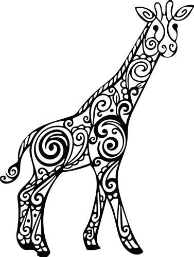 Tribal Pattern Giraffe