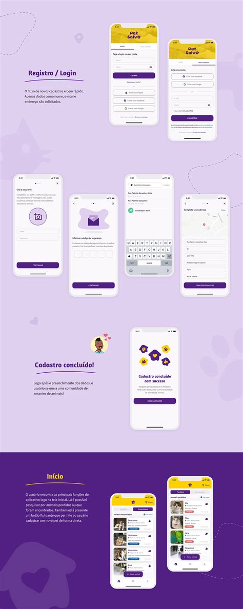 PetSalva - Pet Rescue App UI/UX Mobile on Behance