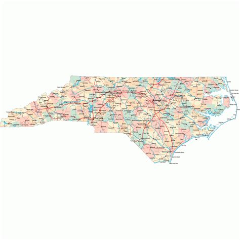 Printable Map Of Western North Carolina - Free Printable Map