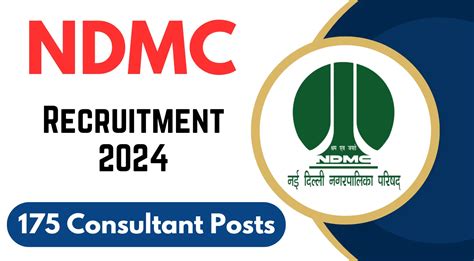 Ndmc Consultant Recruitment Notification For Posts