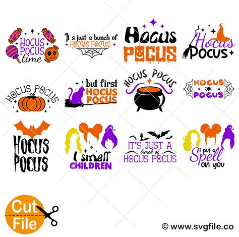 Hocus Pocus Svg Bundle ♥︎ © 2019 2025