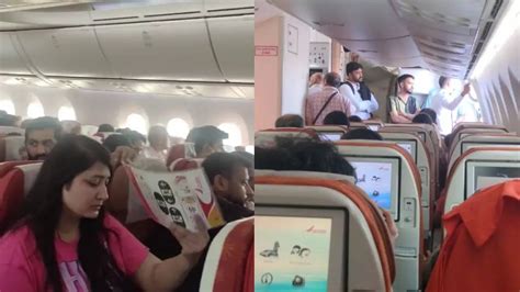 No Ac On Air India Flight With 400 Passengers Flyers Suffer As Flight