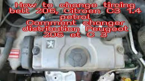 How To Change Timing Belt Citroen C Petrol Comment Changer