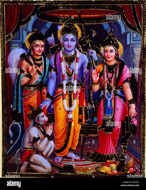 Sita Rama Hanuman Hi Res Stock Photography And Images Alamy