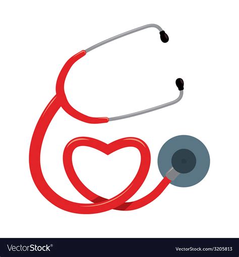 Stethoscope design Royalty Free Vector Image - VectorStock