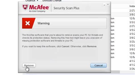 Comment D Sinstaller Mcafee Security Center Tapes